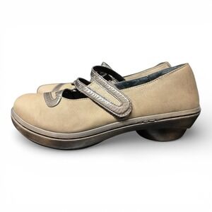 Naot Matai Mary Jane Leather Comfort Shoes, Taupe EU 36 US 5-5.5
